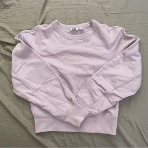 Women’s Uniqlo Cropped Crewneck Sweatshirt - Size Small